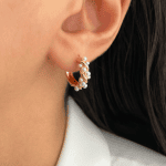 گوشواره حلقه ای مروارید