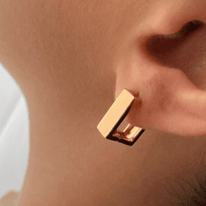 گوشواره مربع بزرگ ژوپینگ