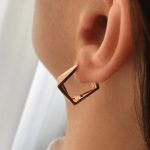 گوشواره چند ضلعی بزرگ ژوپینگ